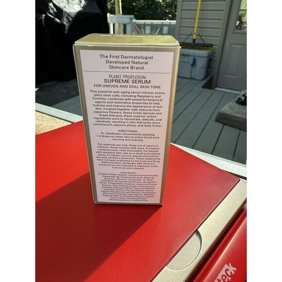 Goldfaden MD Plant Profusion Supreme Serum Full Sz 1oz Anti-aging Facial Rx NIB - Picture 9 of 10